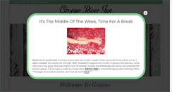 Desktop Screenshot of grueneriverinn.com
